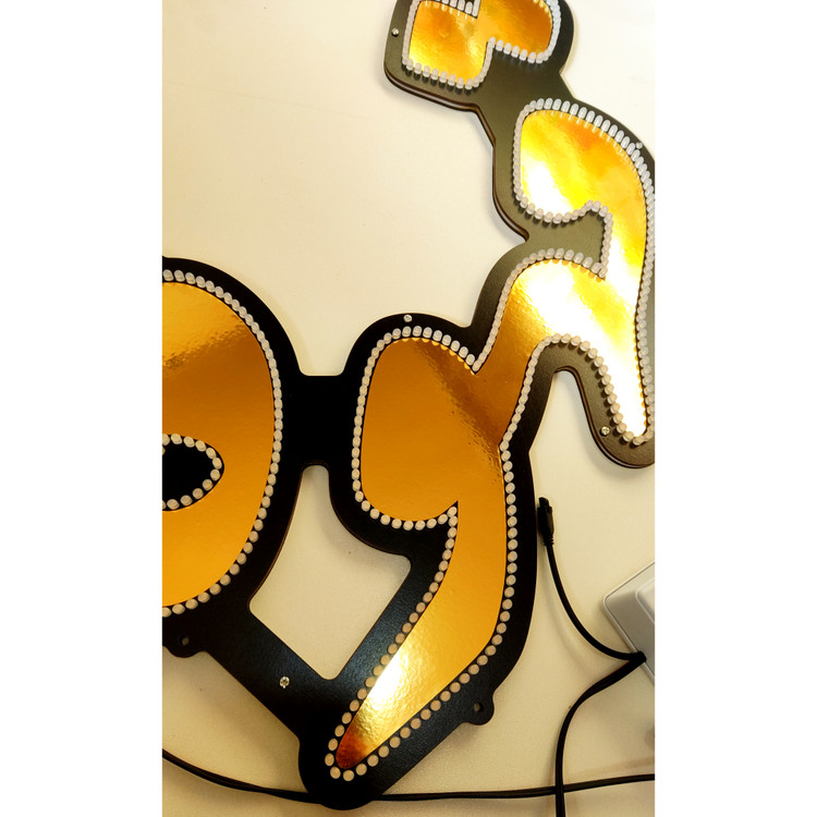 تابلو LED قهوه کد 50cm